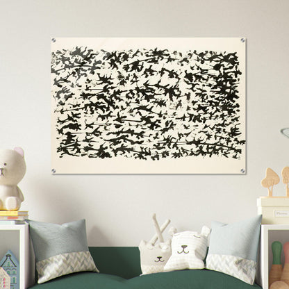 Untitled - Tachisme - Henri Michaux Acrylic Print - 70x100 cm / 28x40″ inches