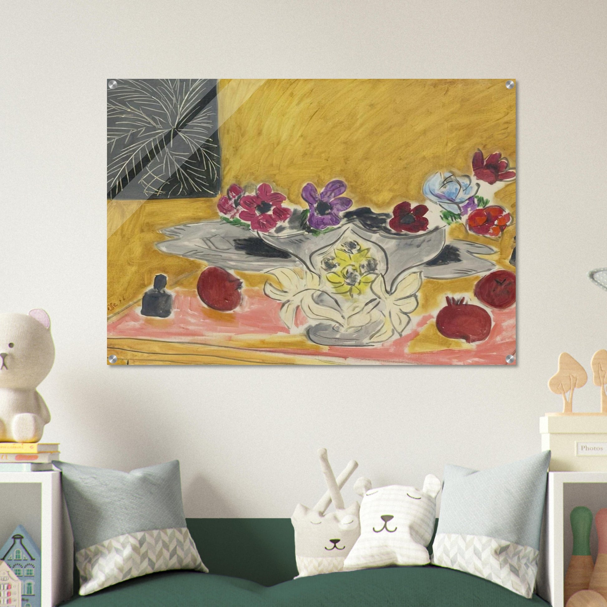 ANEMONES ET GRENADES 1946 - Henri Matisse Acrylic Print - 70x100 cm / 28x40″ inches