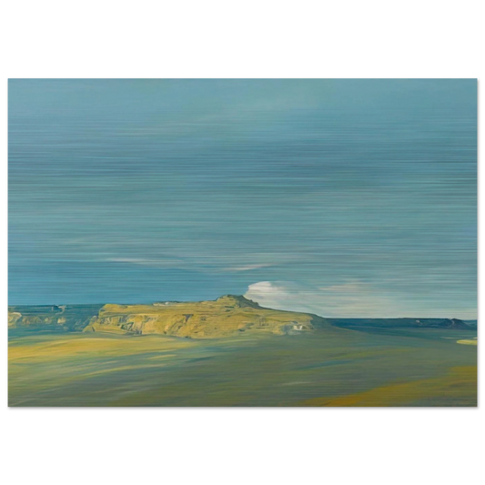 Oraibi, Hopi village, Arizona - Tonalism - Xavier Martinez Brushed Aluminum Print - 70x100 cm / 28x40 inches | Xavier Martinez Aluminum Print | Xavier Martinez Prints
