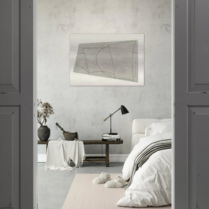 Aegean 2 - 1967 - Ben Nicholson Brushed Aluminum Print - 70x100 cm / 28x40 inches | Ben Nicholson Aluminum Print | Ben Nicholson Prints