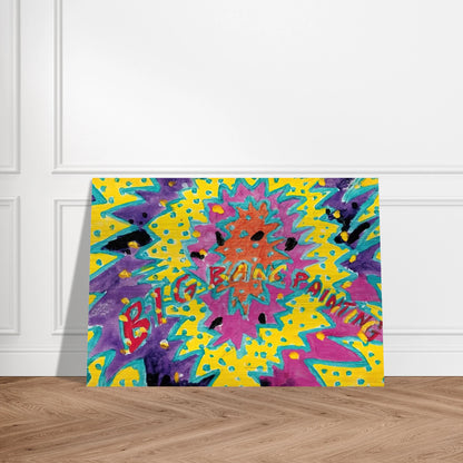 Big Bang Painting - 1988 - Paul Thek Brushed Aluminum Print - 70x100 cm / 28x40 inches | Paul Thek Aluminum Print | Paul Thek Prints
