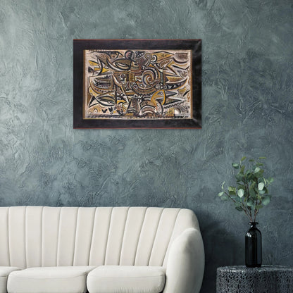 Bird in the Wind - Richard Pousette-Dart Brushed Aluminum Print - 70x100 cm / 28x40 inches | Richard Pousette-Dart Aluminum Print | Richard Pousette-Dart Prints