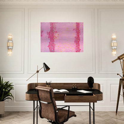 WIND AND CREPE MYRTLE CONCERTO 1973 - Alma Woodsey Thomas Brushed Aluminum Print - 70x100 cm / 28x40 inches | Alma Woodsey Thomas Aluminum Print | Alma Woodsey Thomas Prints