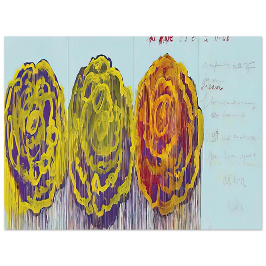 Cy Twombly - The Rose  III   75x100 cm / 30x40inches Fine Art Poster