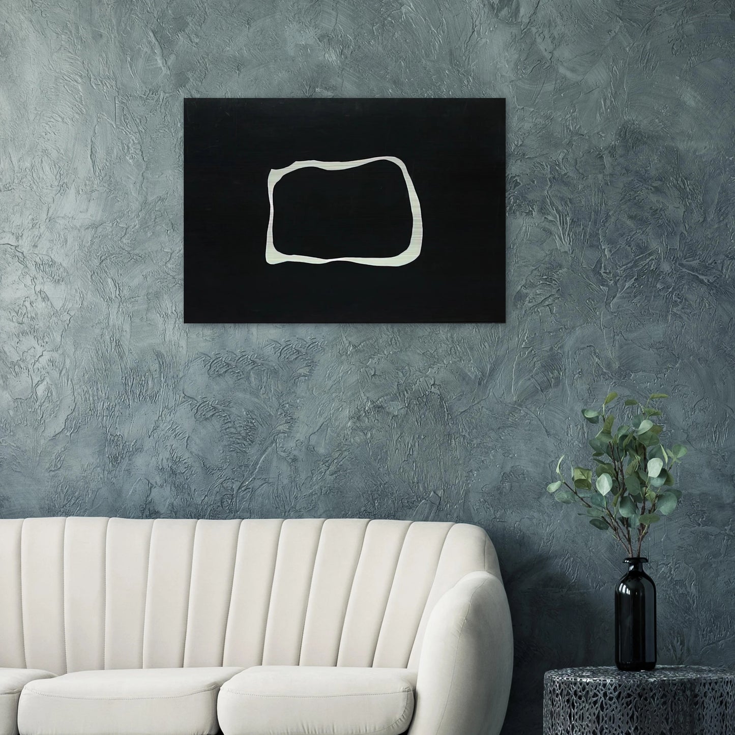 Untitled - 1966 - Jiro Yoshihara Brushed Aluminum Print - 70x100 cm / 28x40 inches | Jiro Yoshihara Aluminum Print | Jiro Yoshihara Prints