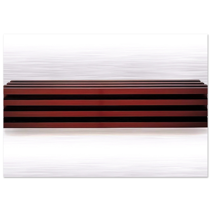Untitled Aluminum - 1991 - Donald Judd Brushed Aluminum Print - 70x100 cm / 28x40 inches | Donald Judd Aluminum Print | Donald Judd Prints