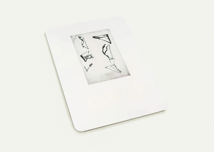 Etchings to Rexroth #1 - 1986 By Brice Marden Pack of 10 Post Cards | Brice Marden Post Cards | A6 (10.5 x 14.8 cm) - 4.1 x 5.8 inches