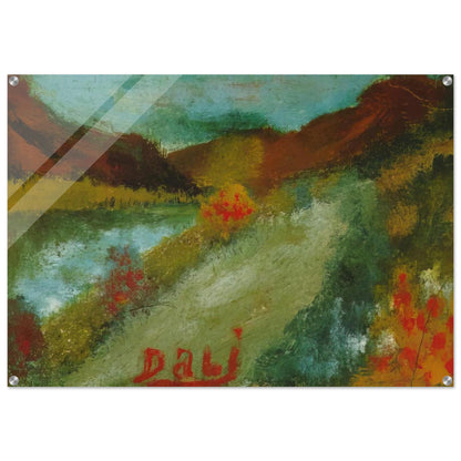 LANDSCAPE 2 - Salvador Dali Acrylic Print - 70x100 cm / 28x40″ inches