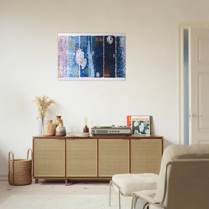 At Sea Japan - 1980 - Jennifer Bartlett Brushed Aluminum Print - 70x100 cm / 28x40 inches | Jennifer Bartlett Aluminum Print | Jennifer Bartlett Prints