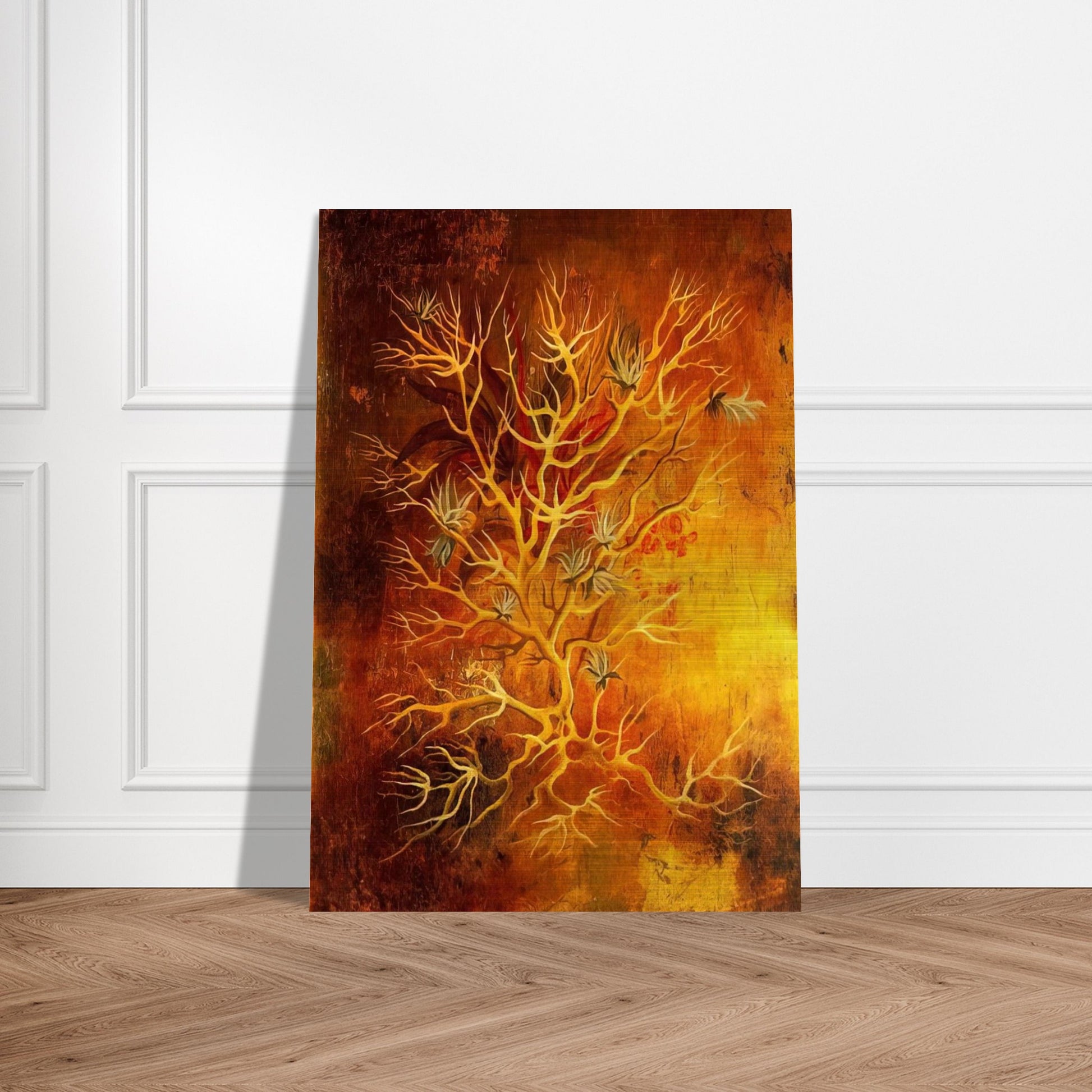 PLANT 1960 - Remedios Varo Brushed Aluminum Print - 70x100 cm / 28x40 inches | Remedios Varo Aluminum Print | Remedios Varo Prints