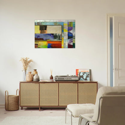Time Before History - Sam Gilliam Brushed Aluminum Print - 70x100 cm / 28x40 inches | Sam Gilliam Aluminum Print | Sam Gilliam Prints