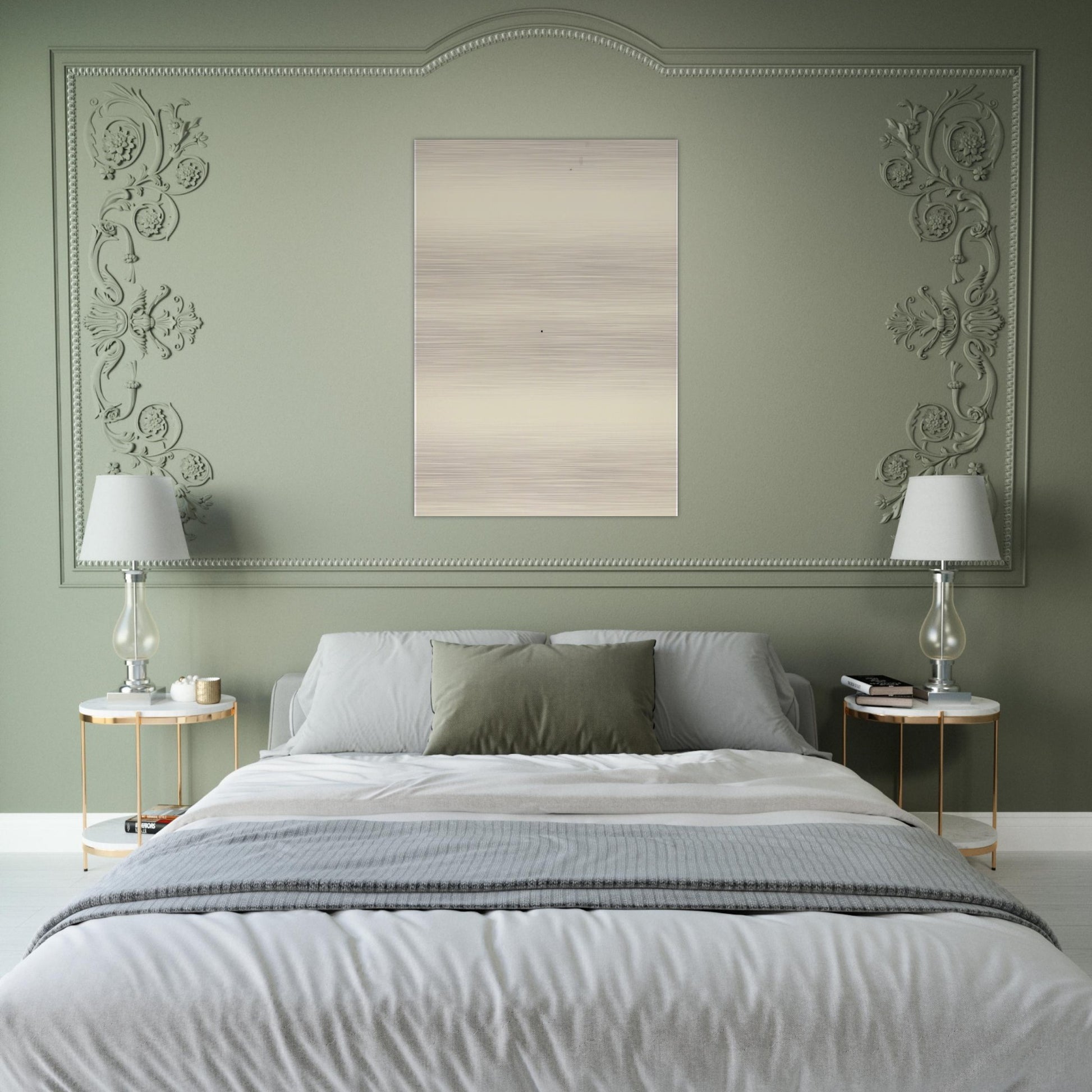 First Conversion - Robert Ryman Brushed Aluminum Print - 70x100 cm / 28x40 inches | Robert Ryman Aluminum Print | Robert Ryman Prints