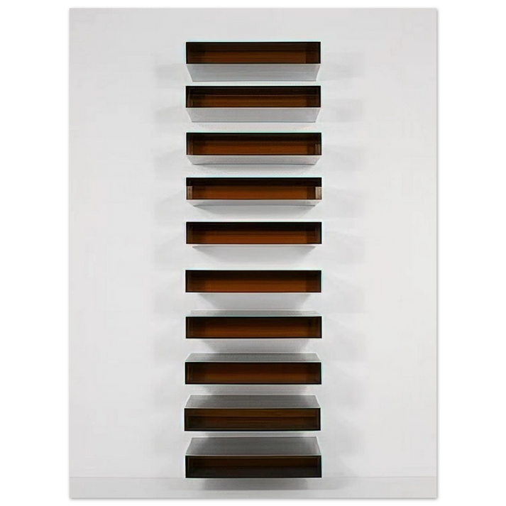 Donald Judd - Untitled - 1973  75x100 cm / 30x40inches Fine Art Poster