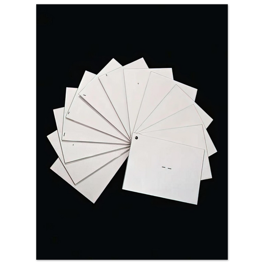 Mira Schendel - Untitled from Cadernos Series - 1971  75x100 cm / 30x40inches Fine Art Poster