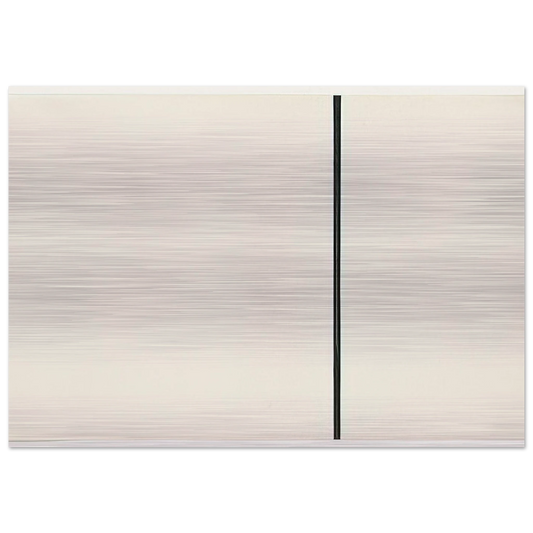 Vertical Line from the series Line Form Color - Ellsworth Kelly Brushed Aluminum Print - 70x100 cm / 28x40 inches | Ellsworth Kelly Aluminum Print | Ellsworth Kelly Prints