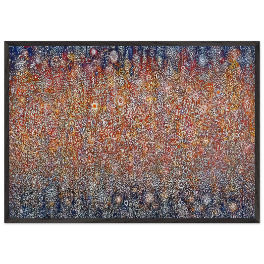 Celebration Birth - Richard Pousette-Dart 70x100 cm / 28x40 inches Framed Art Print – Black Wooden Frame