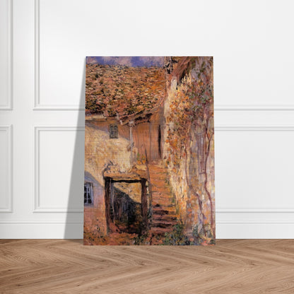 The Steps - claude monet Brushed Aluminum Print - 70x100 cm / 28x40 inches | claude monet Aluminum Print | claude monet Prints