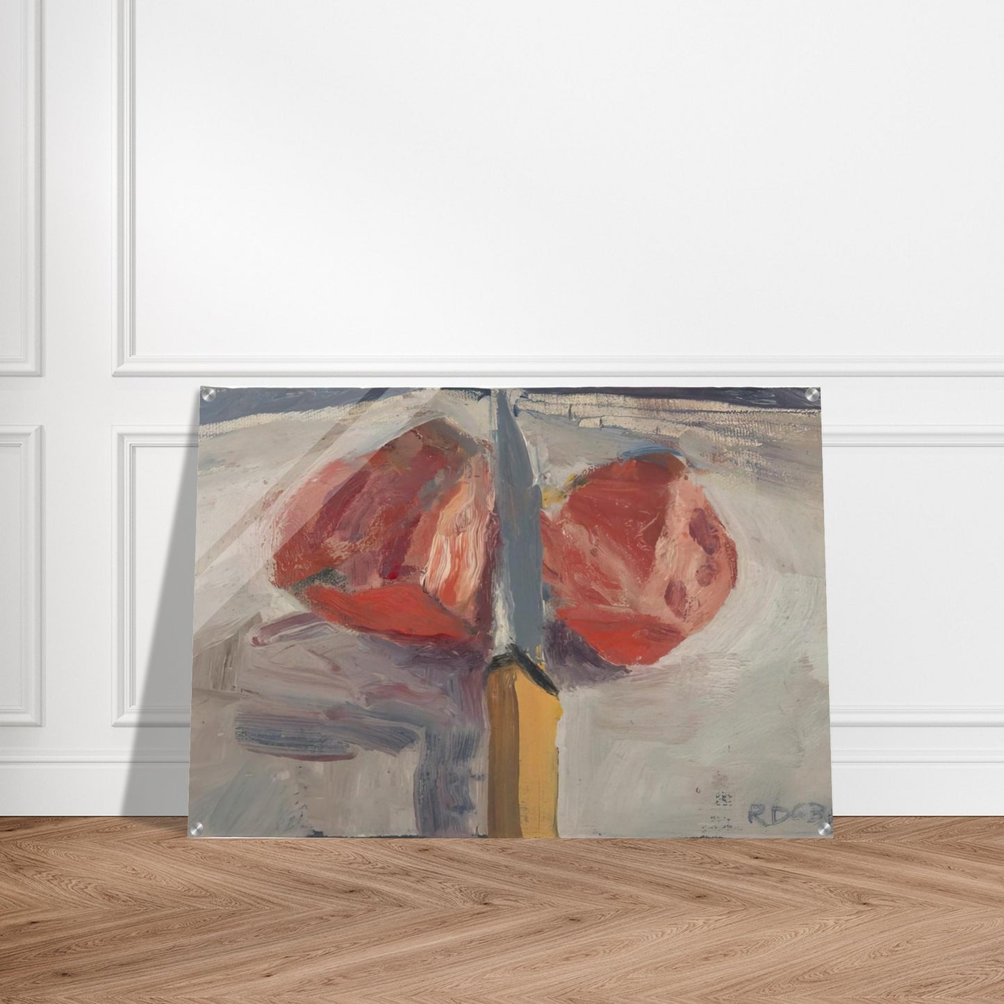 Tomato and Knife - Richard Diebenkorn Acrylic Print - 70x100 cm / 28x40″ inches