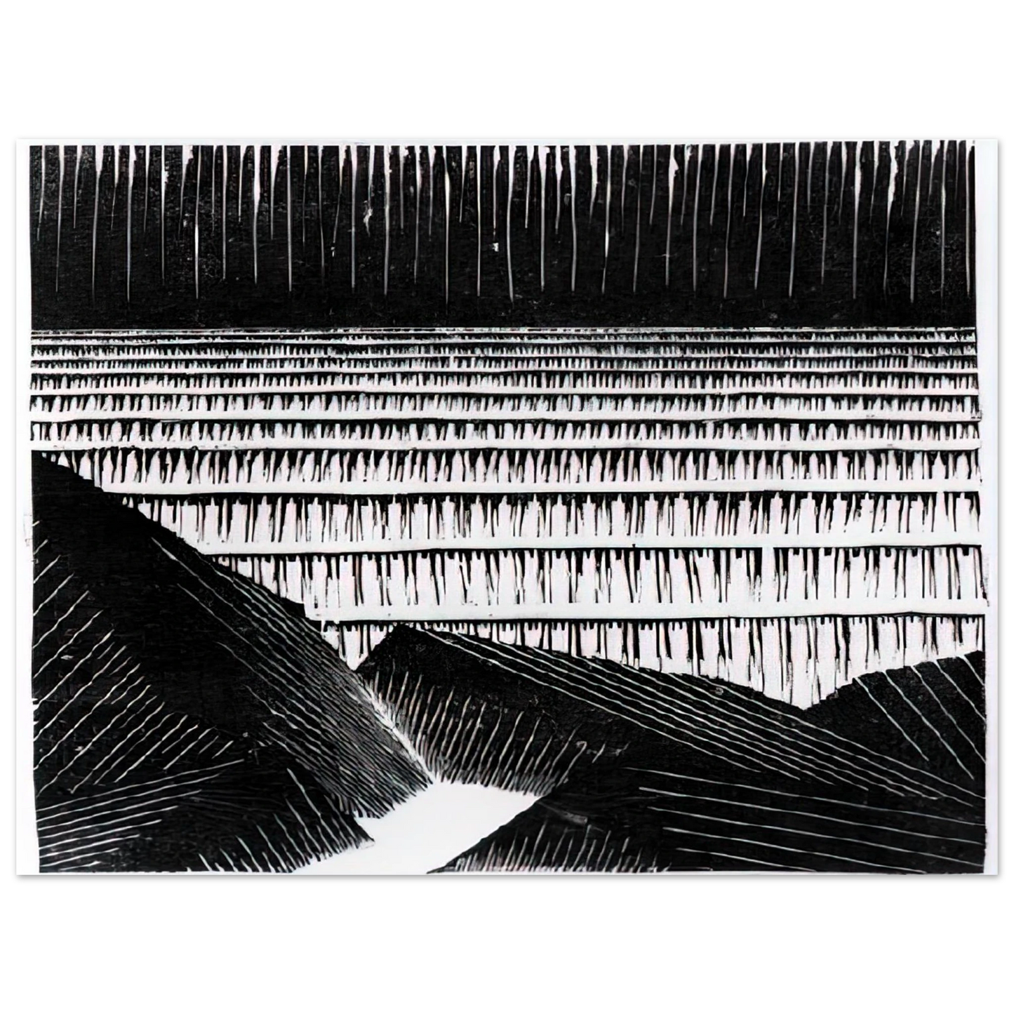 MC Escher - ESCHER (4) Wall Art - 21x29.7 cm / 8x12" - Fine Art Poster-canvas - -