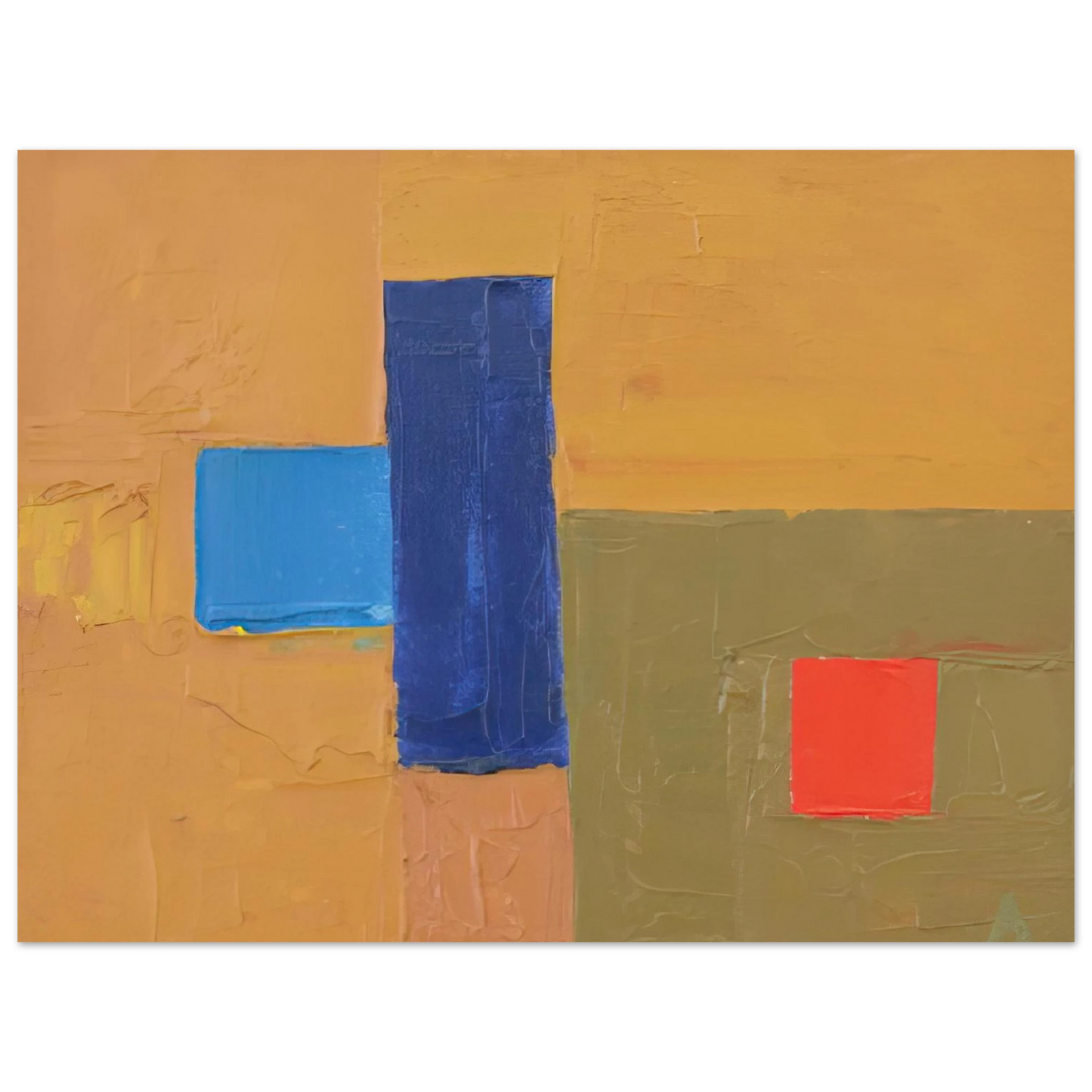 Etel Adnan - Untitled - 2000  75x100 cm / 30x40inches Fine Art Poster