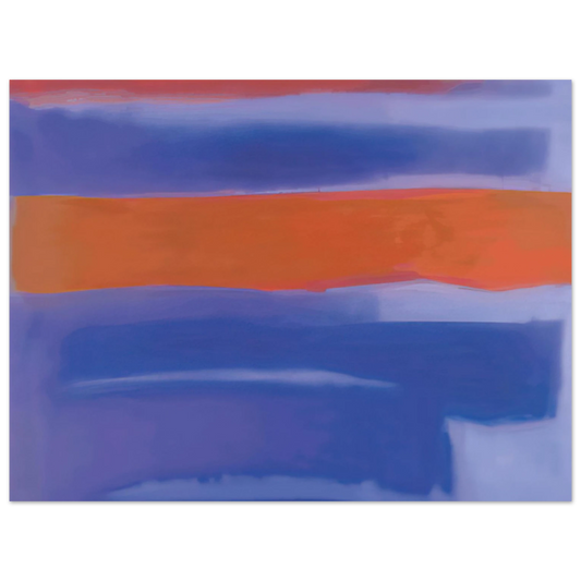 Esteban Vicente - UNTITLED 1980  75x100 cm / 30x40inches Fine Art Poster