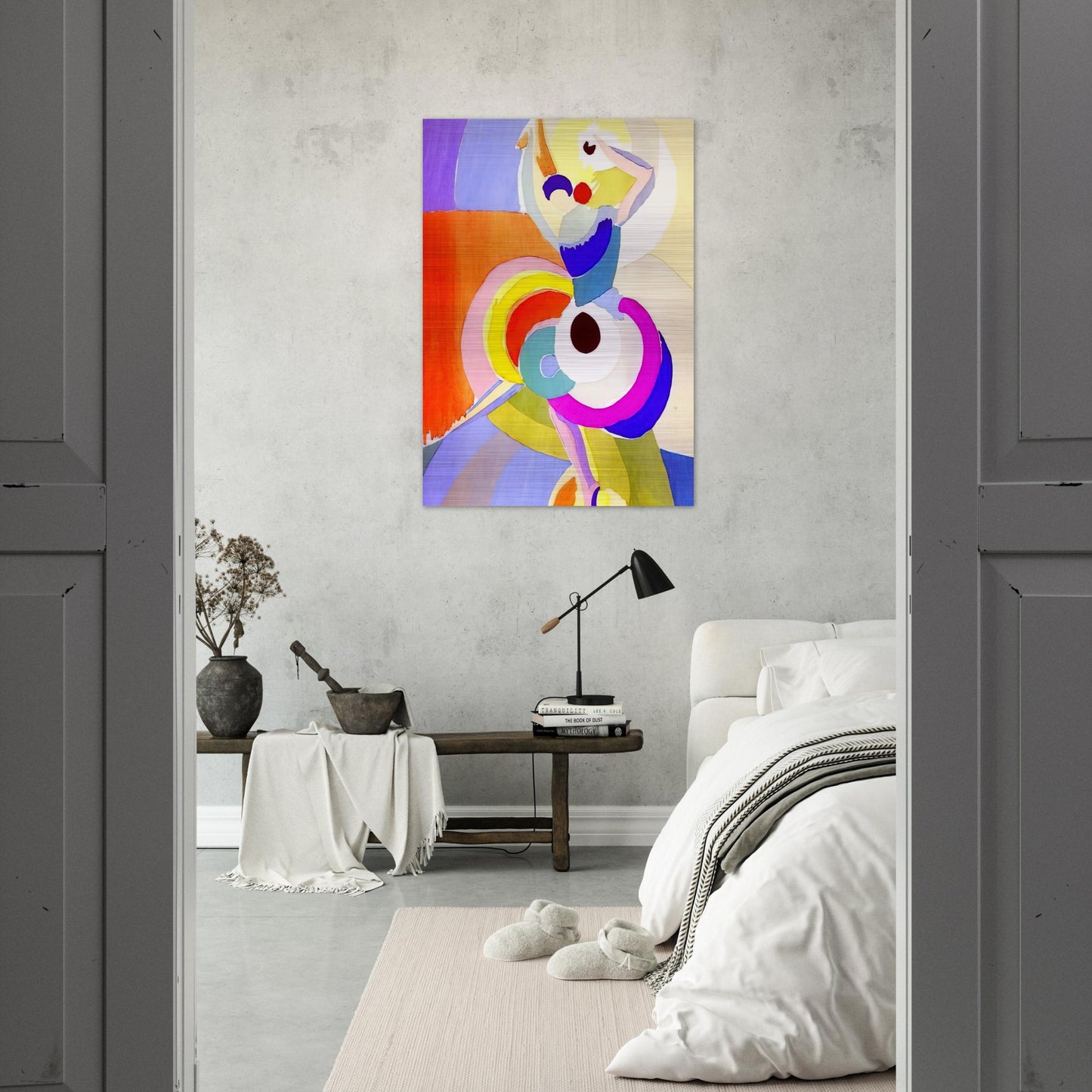 FLAMENCO DANCER - Sonia Delaunay Brushed Aluminum Print - 70x100 cm / 28x40 inches | Sonia Delaunay Aluminum Print | Sonia Delaunay Prints