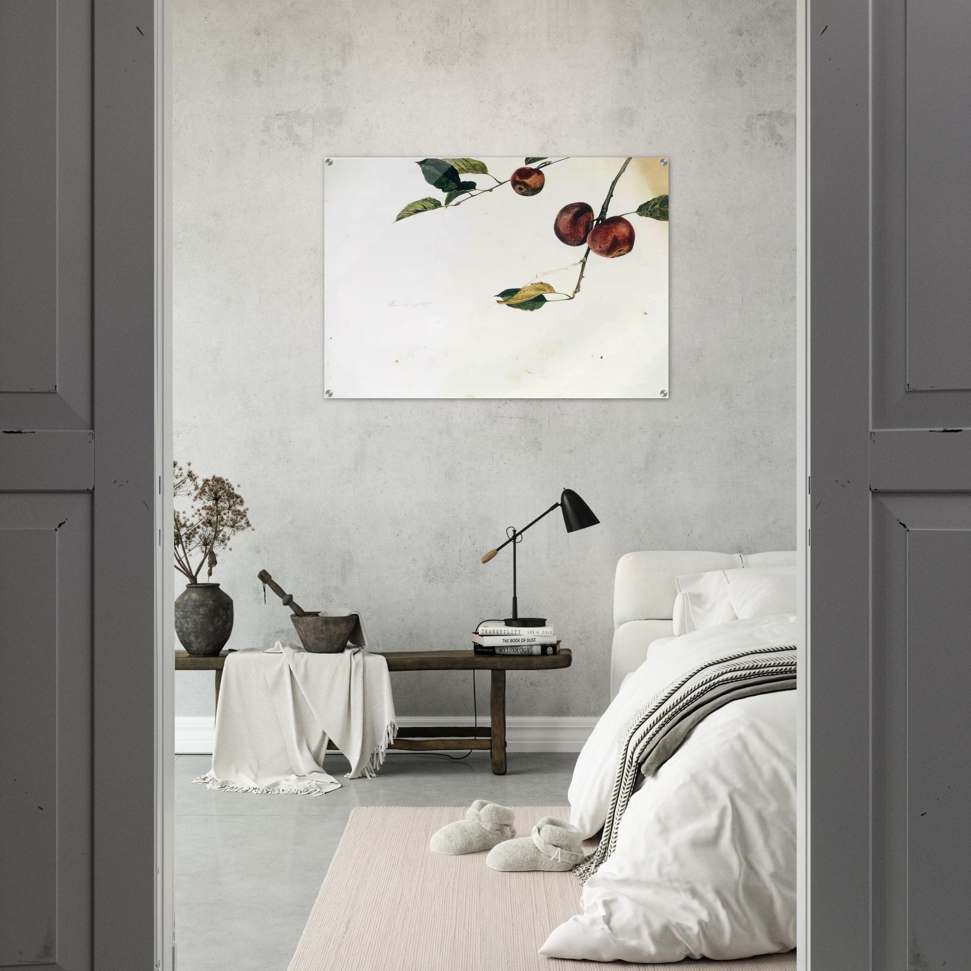 APPLES ON A BOUGH STUDY BEFORE PICKING - Andrew Wyeth Acrylic Print - 70x100 cm / 28x40″ inches