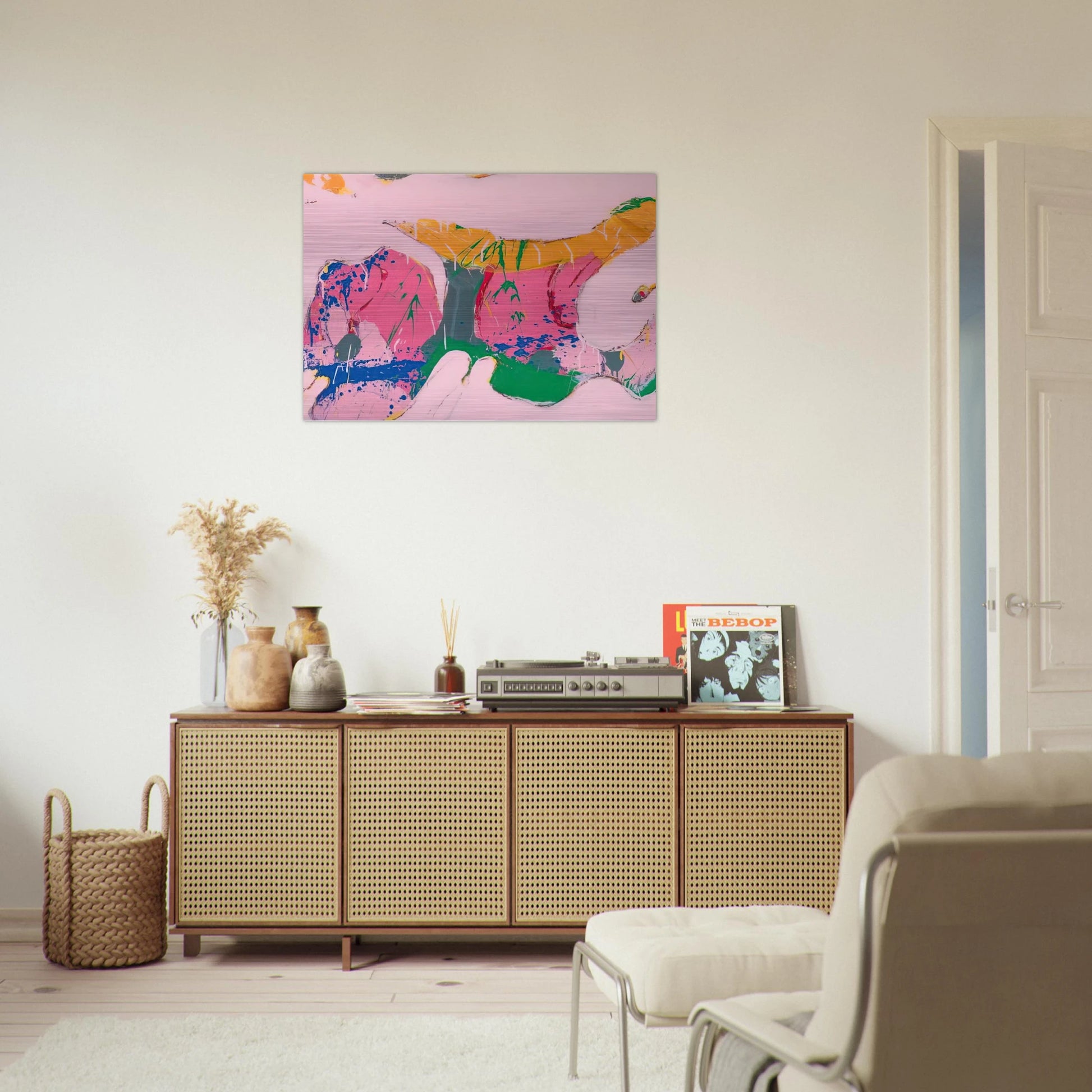 Uranus - 1974 - Norman Bluhm Brushed Aluminum Print - 70x100 cm / 28x40 inches | Norman Bluhm Aluminum Print | Norman Bluhm Prints