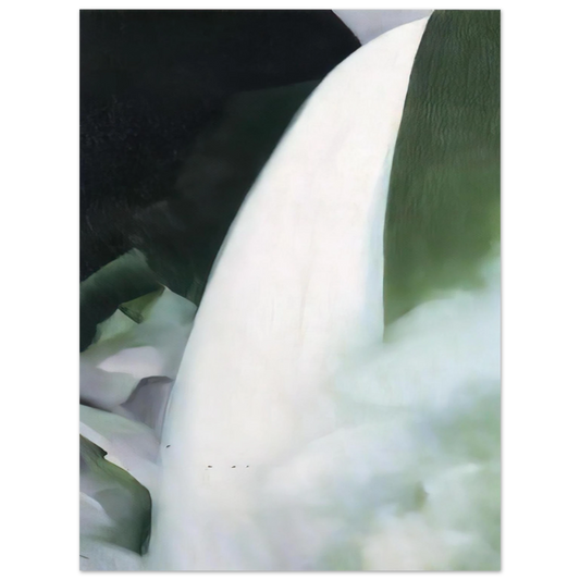 Georgia O'Keeffe - Green and White Fine Art Poster
