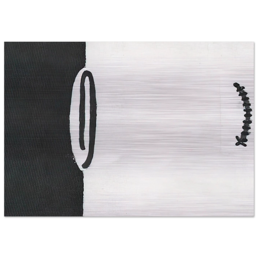No. 40 - 1949 - Forrest Bess Brushed Aluminum Print - 70x100 cm / 28x40 inches | Forrest Bess Aluminum Print | Forrest Bess Prints