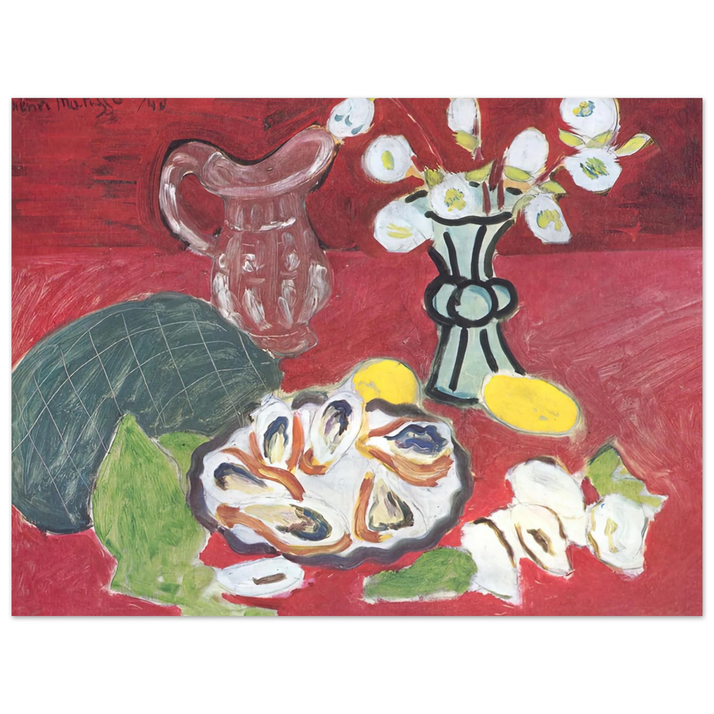 Henri Matisse - STILL LIFE WITH SHELLFISH 1940  75x100 cm / 30x40inches Fine Art Poster