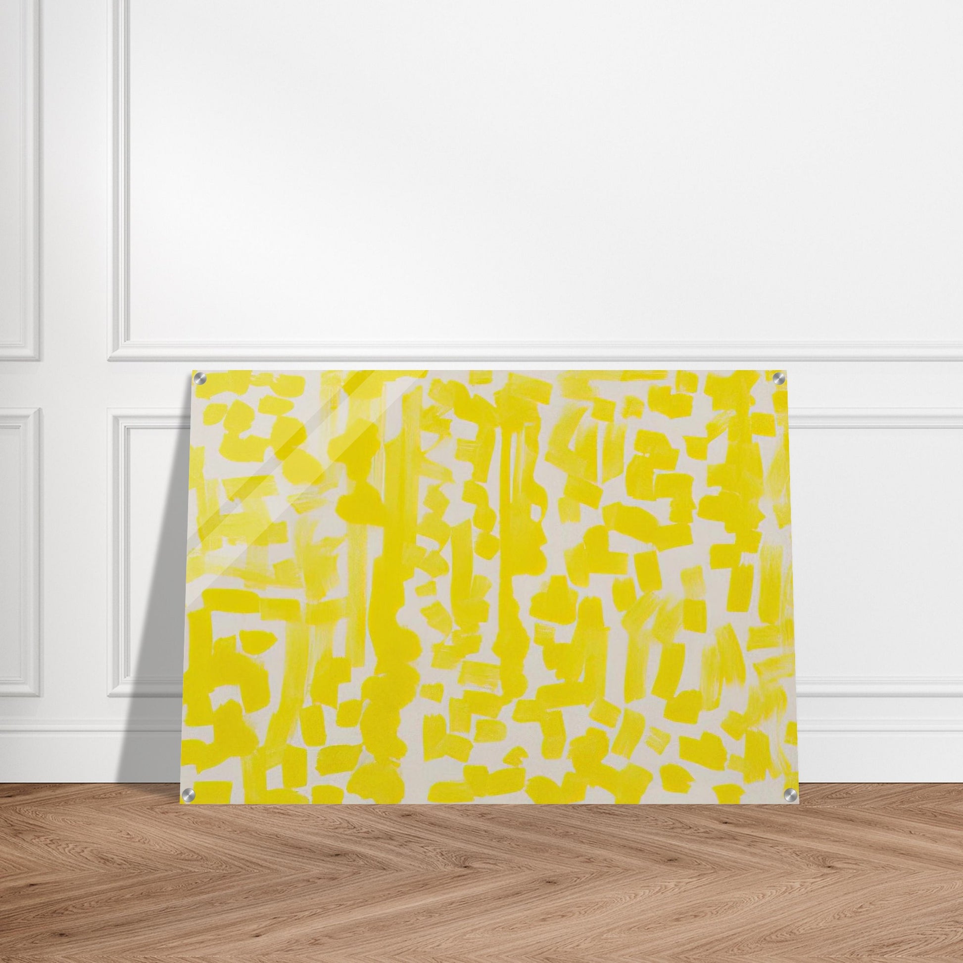 Yellow Painting - 1949 - Ad Reinhardt Acrylic Print - 70x100 cm / 28x40″ inches
