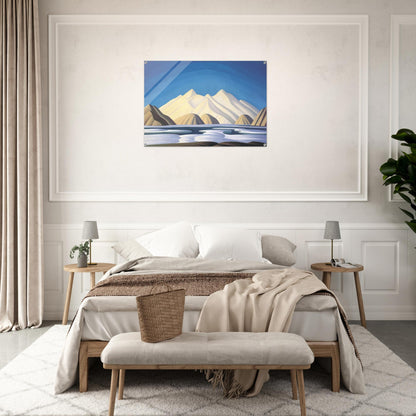 Baffin Island - 1931 - Lawren Harris Acrylic Print - 70x100 cm / 28x40″ inches | Lawren Harris Wall Art | Lawren Harris Prints