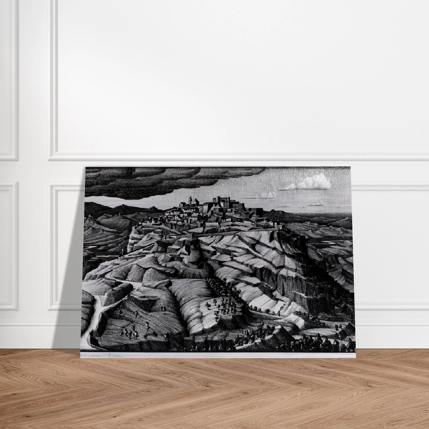 SANTA SEVERINA CALABRIA FEBRUARY 1931 1931 - MC Escher Brushed Aluminum Print - 70x100 cm / 28x40 inches | MC Escher Aluminum Print | MC Escher Prints | Maurits Cornelis Escher Prints