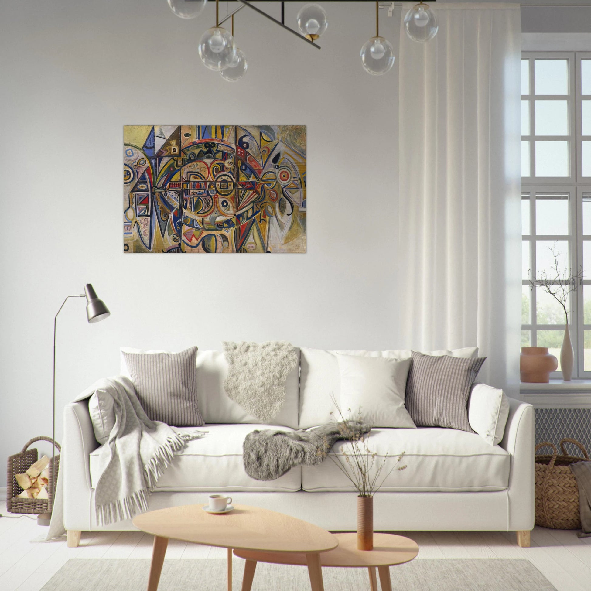 Desert - Richard Pousette-Dart Brushed Aluminum Print - 70x100 cm / 28x40 inches | Richard Pousette-Dart Aluminum Print | Richard Pousette-Dart Prints