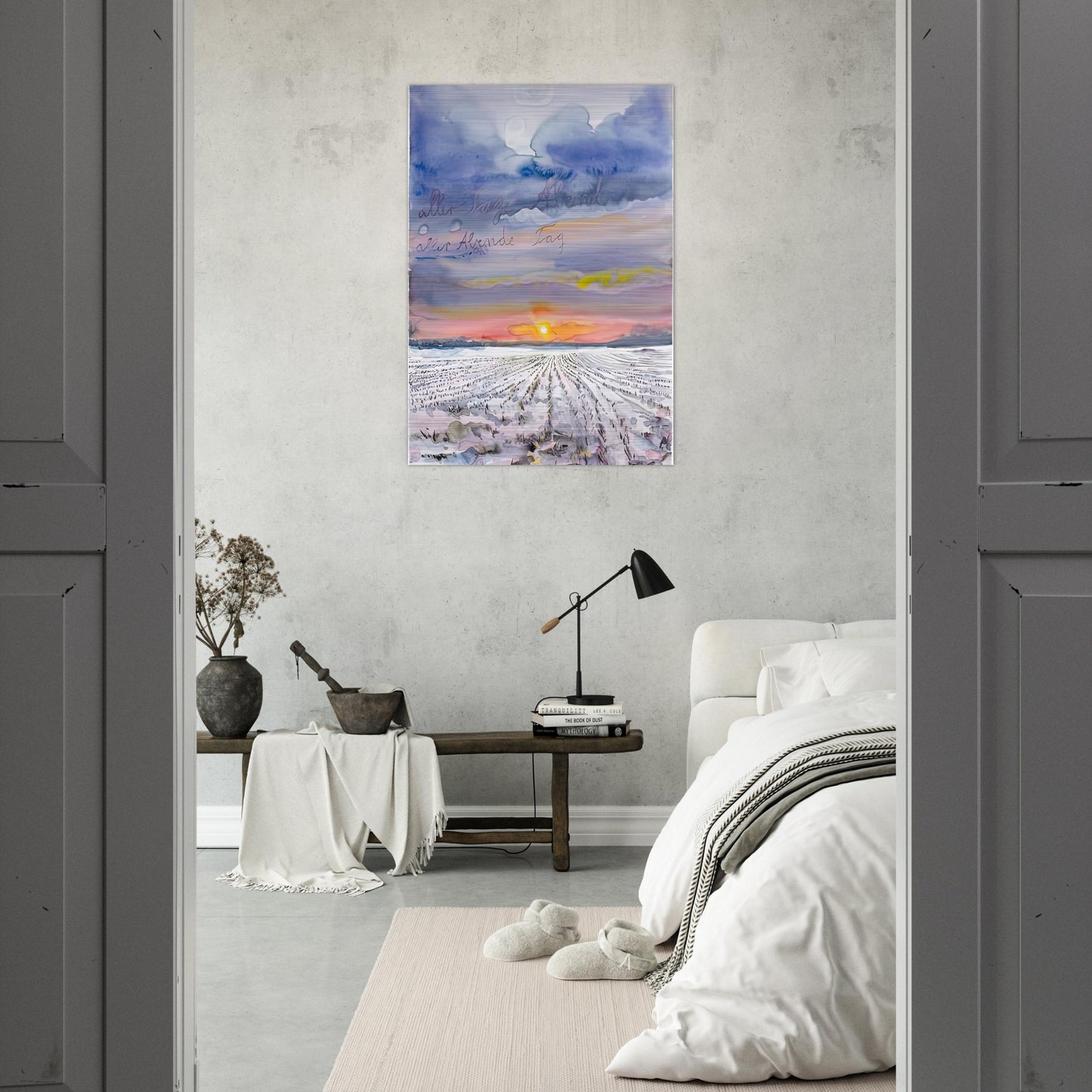 THE EVENING OF ALL DAYS THE DAY OF ALL EVENINGS 2014 0 - Anselm Kiefer Brushed Aluminum Print - 70x100 cm / 28x40 inches | Anselm Kiefer Aluminum Print | Anselm Kiefer Prints