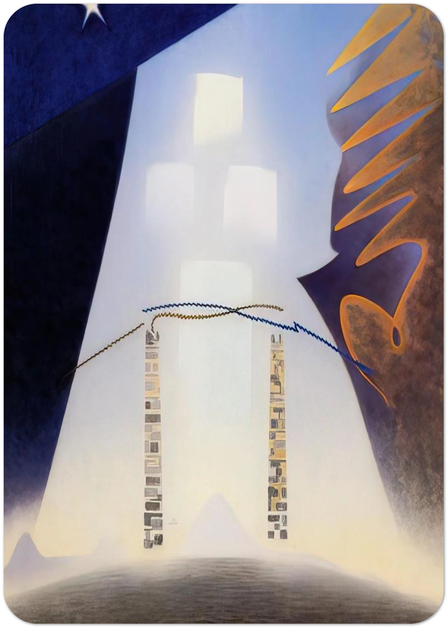 Future - 1943 By Agnes Lawrence Pelton Pack of 10 Post Cards | Agnes Lawrence Pelton Post Cards | A6 (10.5 x 14.8 cm) - 4.1 x 5.8 inches