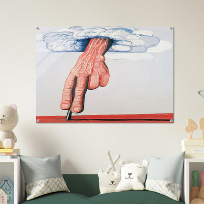 LINE - Philip Guston Acrylic Print - 70x100 cm / 28x40″ inches | Philip Guston Wall Art | Philip Guston Prints