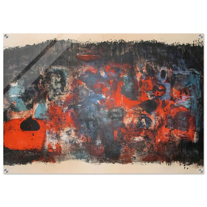 UNTITLED 1956 - Zao Wou-Ki Acrylic Print - 70x100 cm / 28x40″ inches | Zao Wou-Ki Wall Art | Zao Wou-Ki Prints