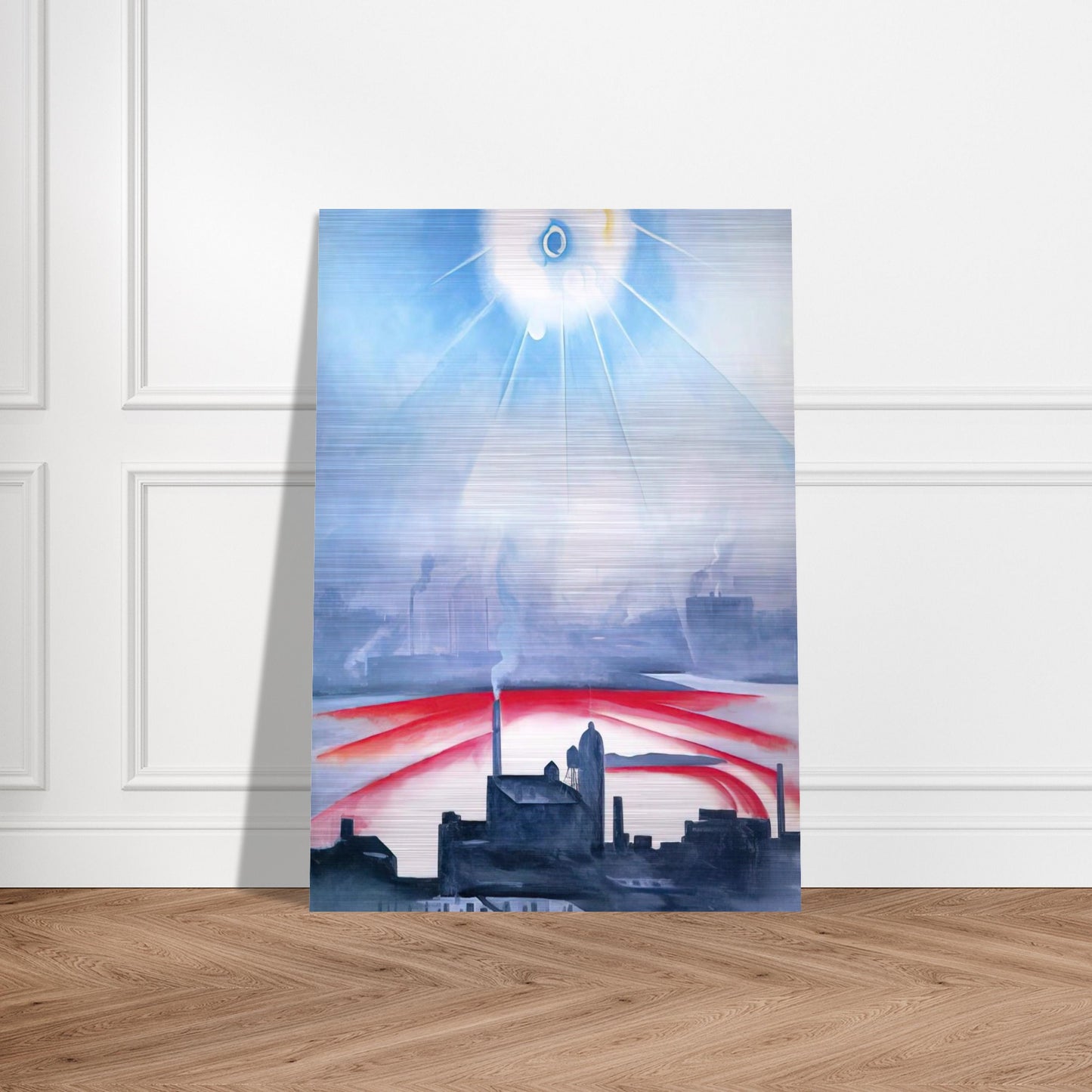 East River No 1 - Georgia O'Keeffe Brushed Aluminum Print - 70x100 cm / 28x40 inches | Georgia O'Keeffe Aluminum Print | Georgia O'Keeffe Prints