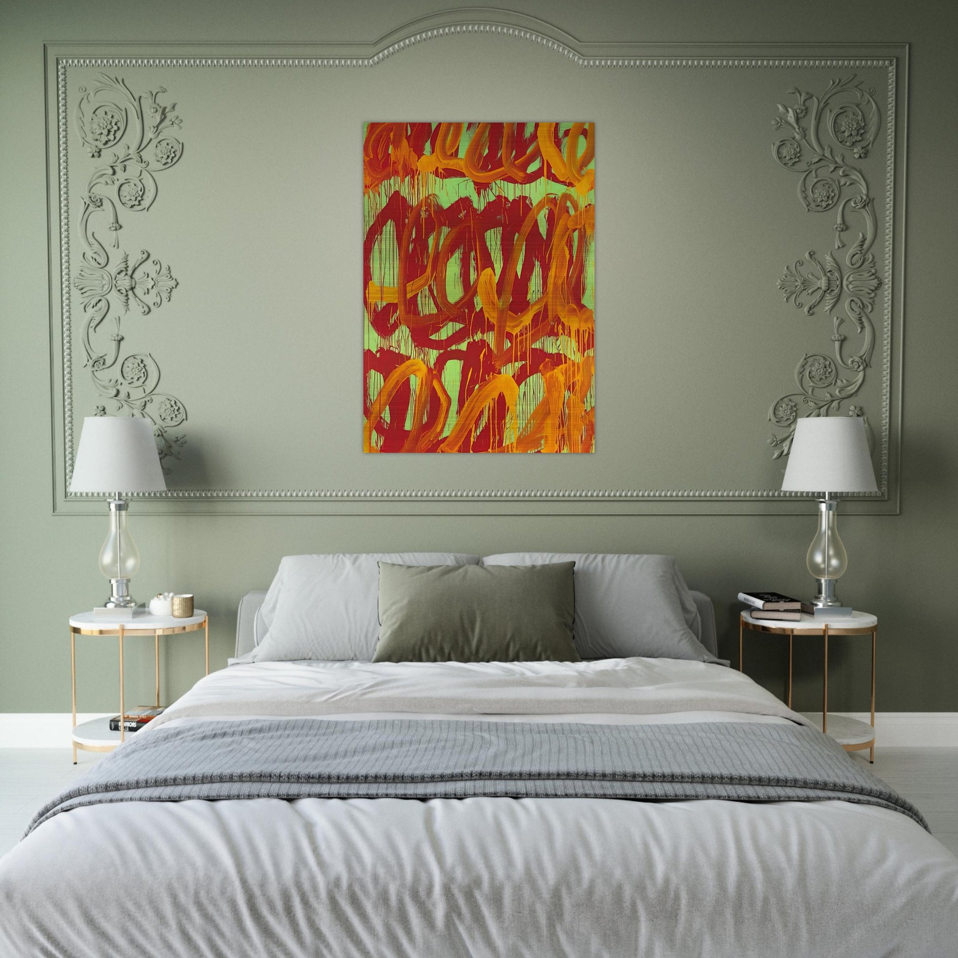 Camino Real  II  - Cy Twombly Brushed Aluminum Print - 70x100 cm / 28x40 inches | Cy Twombly Aluminum Print | Cy Twombly Prints