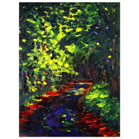 Emil Nolde - Forest Path  75x100 cm / 30x40inches Fine Art Poster