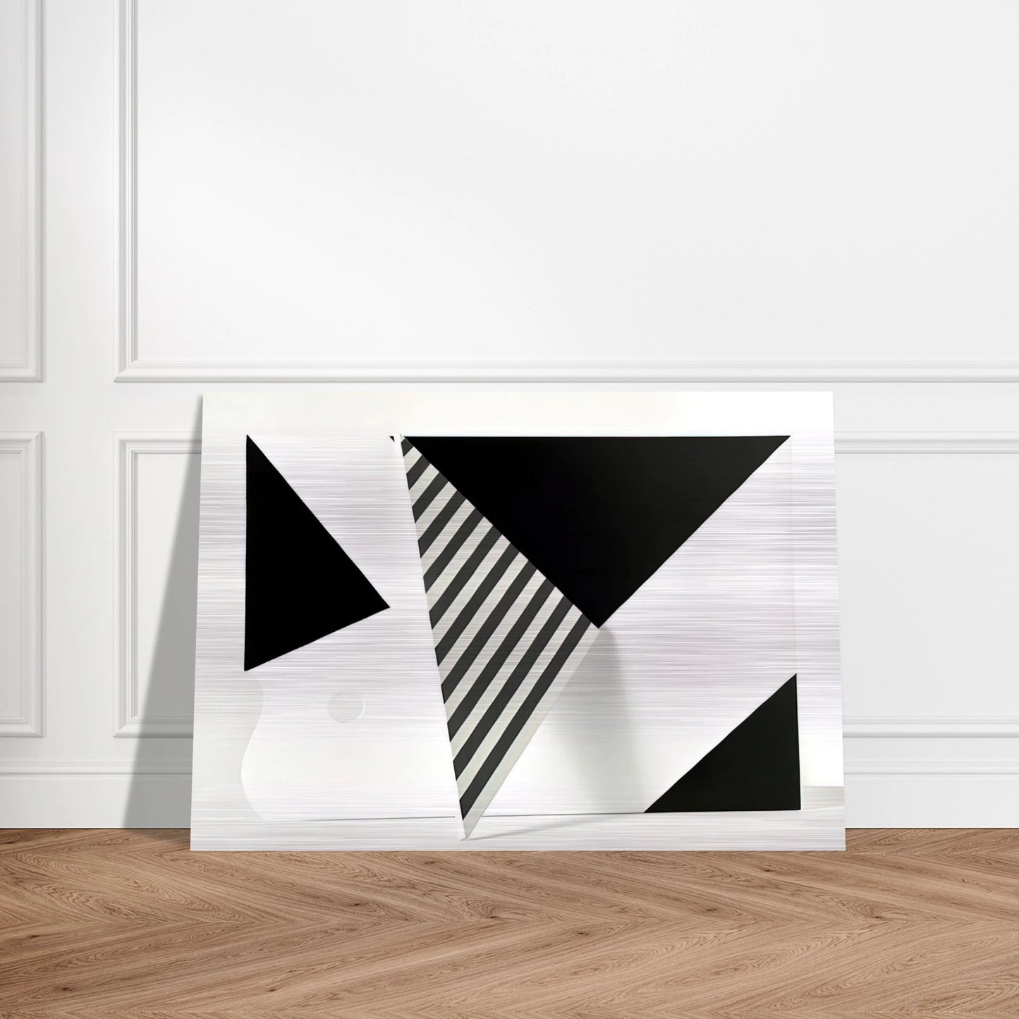 Untitled - 2009 - Omar Rayo Brushed Aluminum Print - 70x100 cm / 28x40 inches | Omar Rayo Aluminum Print | Omar Rayo Prints