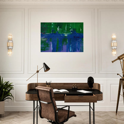 Grotto, 1990- - Helen Frankenthaler Brushed Aluminum Print - 70x100 cm / 28x40 inches | Helen Frankenthaler Aluminum Print | Helen Frankenthaler Prints