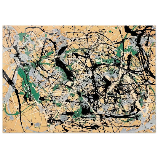 NUMBER 17 1949 - Jackson Pollock Acrylic Print - 70x100 cm / 28x40″ inches