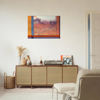 Jacob In The Wilderness - 1986 - Ronnie Landfield Brushed Aluminum Print - 70x100 cm / 28x40 inches | Ronnie Landfield Aluminum Print | Ronnie Landfield Prints