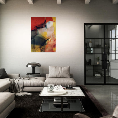 Lotus - Paul Jenkins Brushed Aluminum Print - 70x100 cm / 28x40 inches | Paul Jenkins Aluminum Print | Paul Jenkins Prints