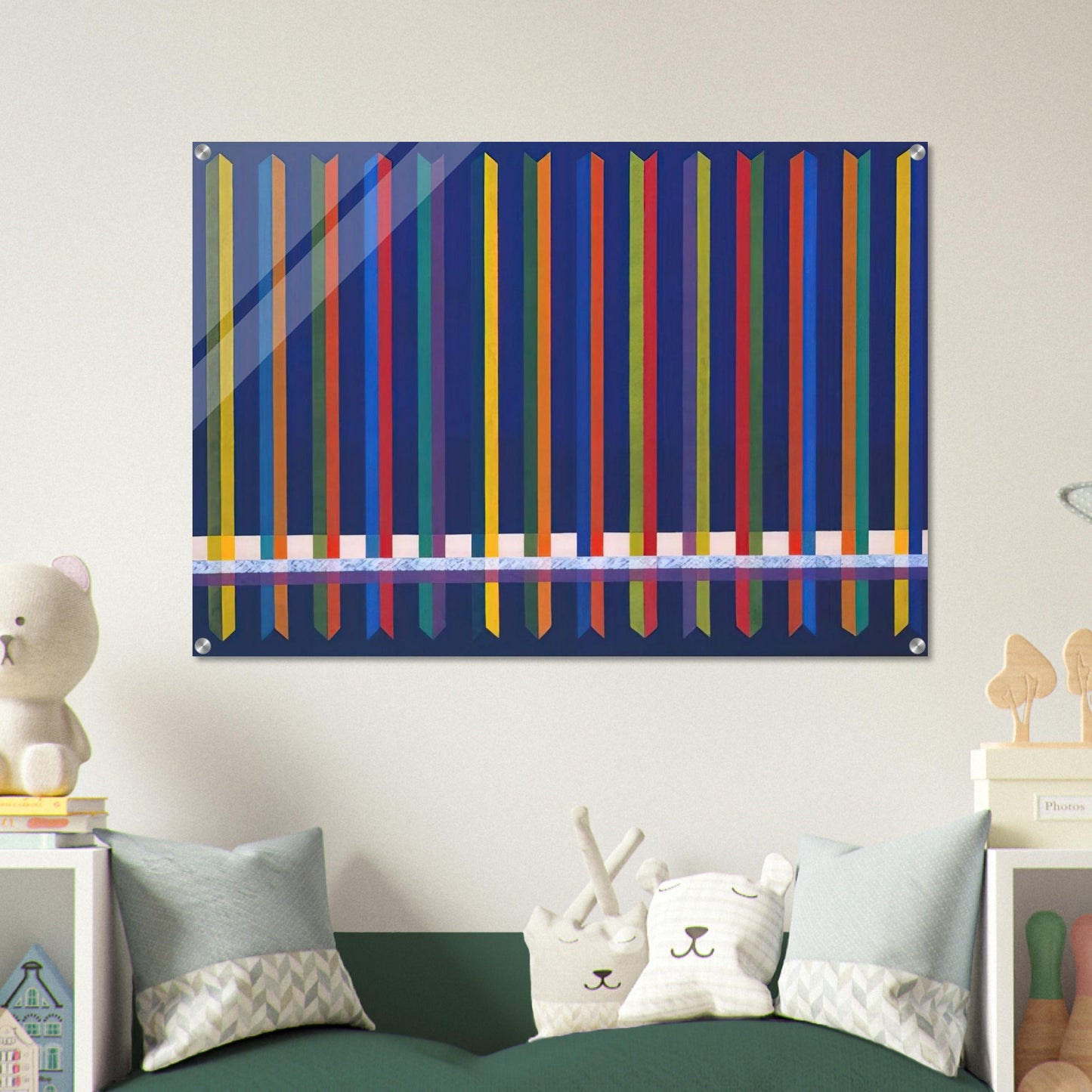 Very Sharp - Piero Dorazio Acrylic Print - 70x100 cm / 28x40″ inches