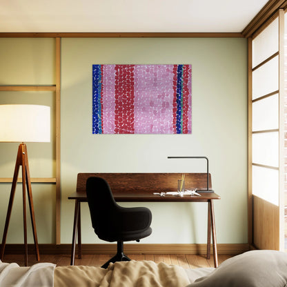 A GLIMPSE OF MARS 1969 - Alma Woodsey Thomas Brushed Aluminum Print - 70x100 cm / 28x40 inches | Alma Woodsey Thomas Aluminum Print | Alma Woodsey Thomas Prints