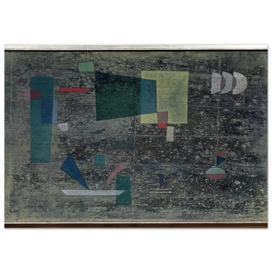 CIRCULATION SLOWED 1931 - Wassily Kandinsky Brushed Aluminum Print - 70x100 cm / 28x40 inches | Wassily Kandinsky Aluminum Print | Wassily Kandinsky Prints